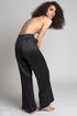 HENDRIX Wide-Leg Pants with White Piping